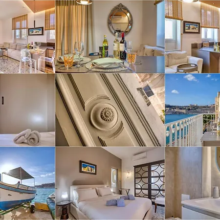 Plush One Bedroom With Sea View Balcony Lmac1-1 Сенглея