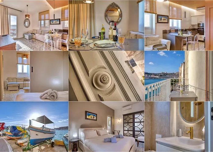 Plush One Bedroom With Sea View Balcony Lmac1-1 Senglea